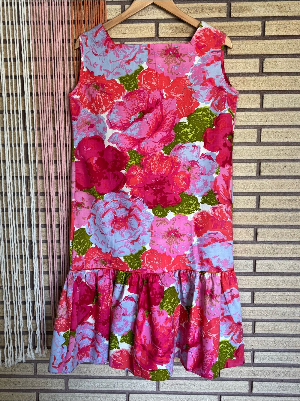 70's Floral Shift Dress - NEW - Size 8 - 10 - Summer Shift - Floral Summer Dress - Picture 2 of 11
